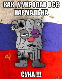 как , у укропав всє нармальна сука !!!