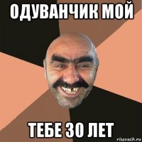 одуванчик мой тебе 30 лет