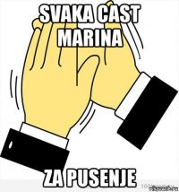 svaka cast marina za pusenje