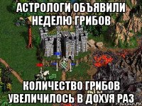 астрологи объявили неделю грибов количество грибов увеличилось в дохуя раз