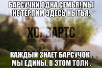 барсучки одна семья! мы не терпим здесь нытья. каждый знает барсучок , мы едины, в этом толк .