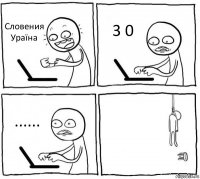 Словения
Ураїна 3 0 ...... 