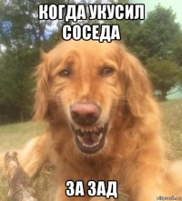 когда укусил соседа за зад