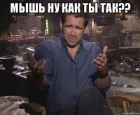 мышь ну как ты так?? 