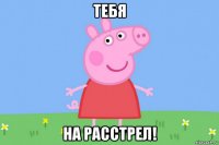 тебя на расстрел!