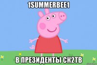 1summerbee1 в президенты ск2тв