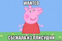 wanted сбежала из плисушки