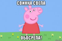 свинка свепа обосрепа!