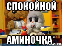 спокойной аминочка*