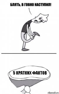 5 кратких фактов