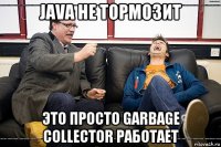 java не тормозит это просто garbage collector работает