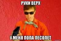 руки верх у меня попа песолет