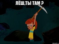 лёш,ты там ? 