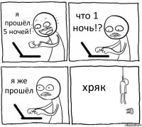 я прошёл 5 ночей! что 1 ночь!? я же прошёл хряк