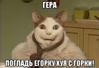 гера погладь егорку хуя с горки!