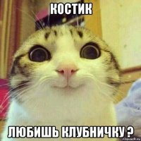 костик любишь клубничку ?