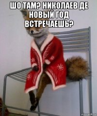 шо там? николаев де новый год встречаешь? 