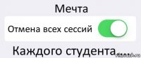 Мечта Отмена всех сессий Каждого студента....