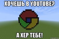 хочешь в youtube? а хер тебе!