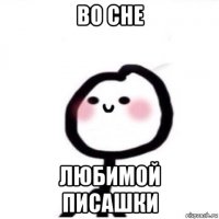 во сне любимой писашки