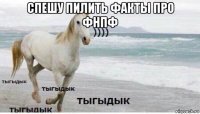 спешу пилить факты про фнпф 