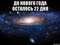 до нового года осталось 22 дня 