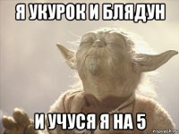 я укурок и блядун и учуся я на 5