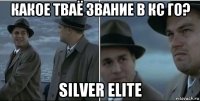 какое тваё звание в кс го? silver elite