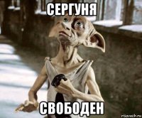 сергуня свободен