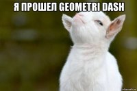 я прошел geometri dash 