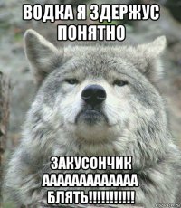 водка я здержус понятно закусончик ааааааааааааа блять!!!!!!!!!!!