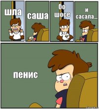 шла саша бо шосе и сасала... пенис