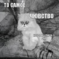 то самое когда не спишь 3 дня чювство       