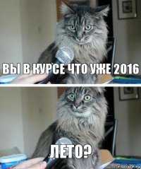 вы в курсе что уже 2016 лето?