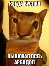когда руслан вынюхал всеь арбидол