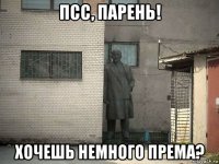 псс, парень! хочешь немного према?