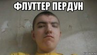 флуттер пердун 