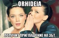 orhideia получит приглашение на збт