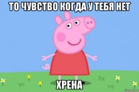 то чувство когда у тебя нет хрена