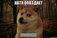 катя опоздает ((((((((((((