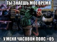 ты знаешь мое время у меня часовой пояс +05