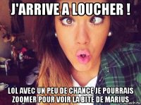 j'arrive a loucher ! lol avec un peu de chance je pourrais zoomer pour voir la bite de marius