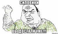 силовики вы достали уже!!!