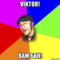 viktor! вам бан!