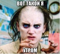 вот такой я утром