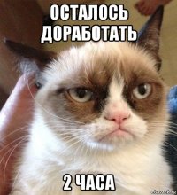 осталось доработать 2 часа