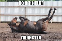 но я же тебя почистел