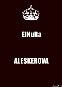 ElNuRa ALESKEROVA