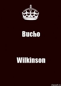 Bucho Wilkinson