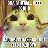 опа гангам... неее говно на лабутенах нах.. вот это годнота